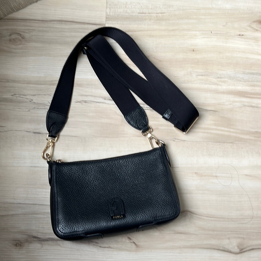 Furla Italian leather cross body purse Atena